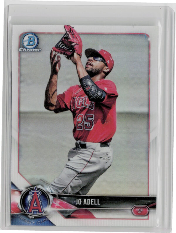 2018 Bowman Draft Jo Adell Chrome Refractors #BDC-107 Angels