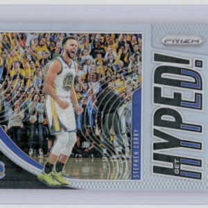 2019-20 Panini Prizm Stephen Curry #4 Warriors Get Hyped! Silver