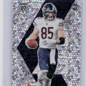 2020 Panini Mosaic Cole Kmet No Huddle Prizm Silver #218 Bears