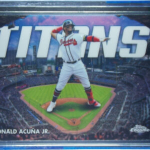 2023 Topps Chrome Ronald Acuna Jr. #CT-5 Braves Titans