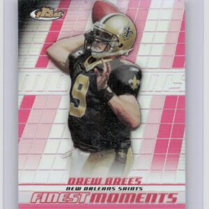 2008 Finest Drew Brees #FM-DB Saints Moments Refractors