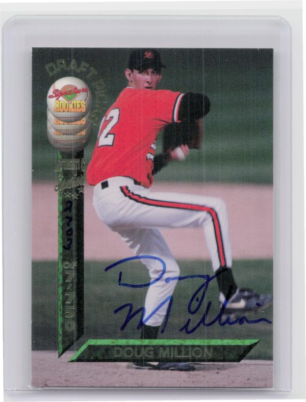 1994 Signature Rookies Draft Picks Doug Million AU SN7750 #7 Rockies Signatures