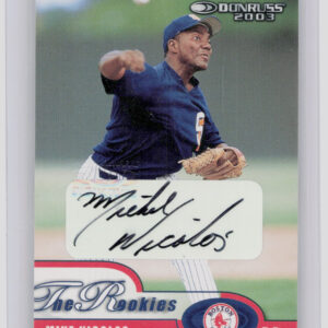 2003 Donruss/Leaf/Playoff (DLP) Rookies & Traded Mike Nicolas 2003 Donruss Rooki