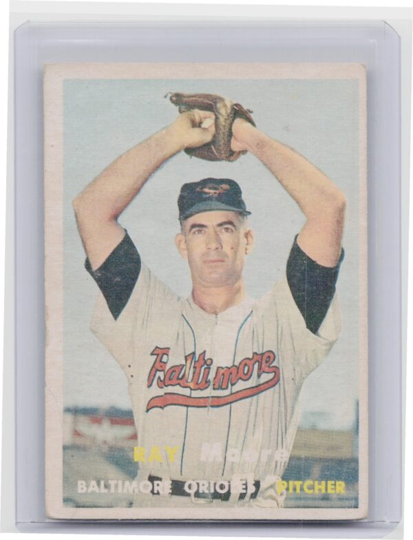 1957 Topps Ray Moore #106 Orioles