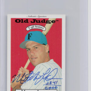 1996 Signature Rookies Old Judge Mitch Lyden AU SN6000 #17 Royals Signatures