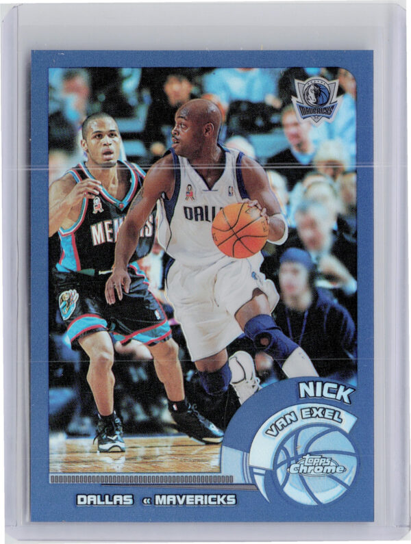 2002-03 Topps Chrome Nick Van Exel Refractors #51 Mavericks