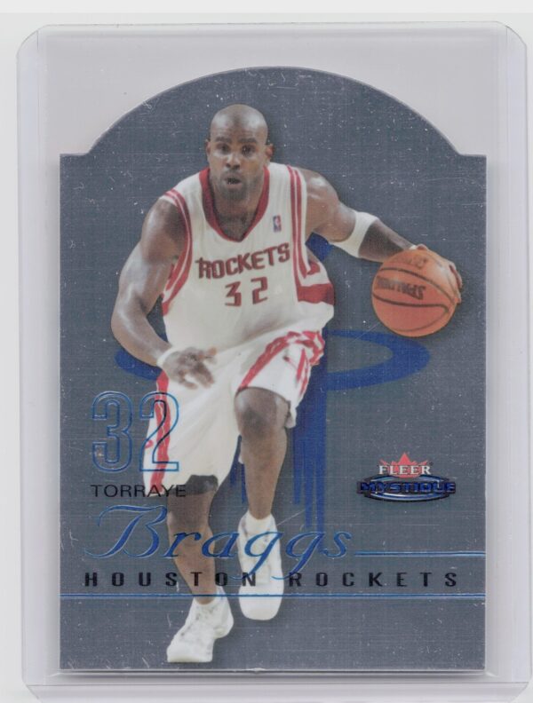 2003-04 Fleer Mystique Torraye Braggs Rookie Die Cut SN600 #85 Rockets