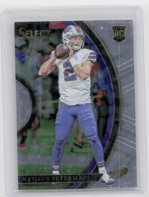 2017 Panini Select Nathan Peterman RC #43 Bills