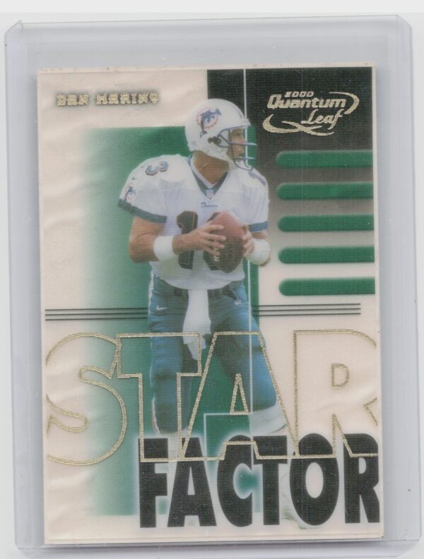 2000 Quantum Leaf Dan Marino /2500 #SF 13 Dolphins Star Factor