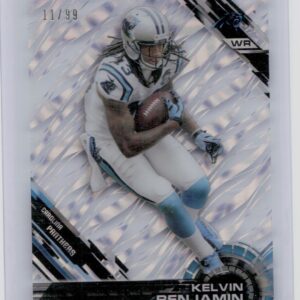 2015 Topps High Tek Kelvin Benjamin Confetti Diffractors SN99 #21 Panthers